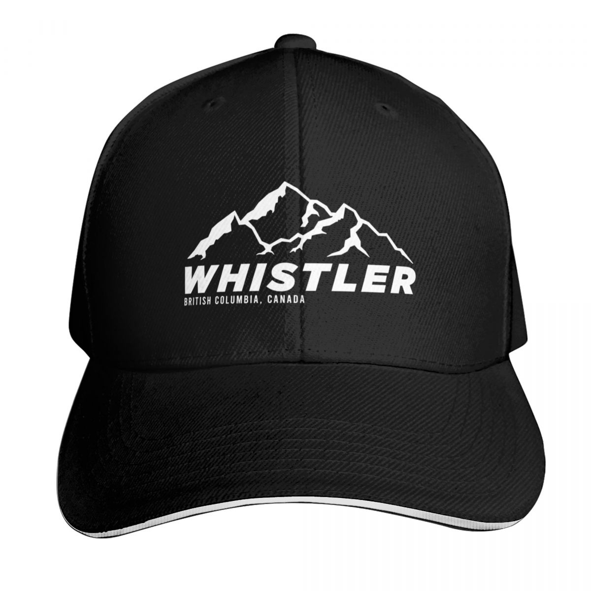 Mountain Biking Whistler - スキーウィスラー B.C カナダ スキーとマウンテンバイクの楽園 ベースボールキャップ ドロップシッピング