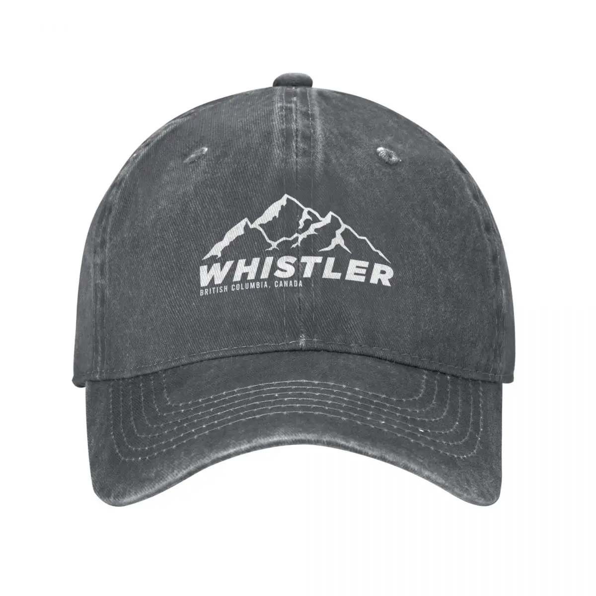Mountain Biking Whistler - スキー ウィスラー B.C カナダ スキーとマウンテンバイクの楽園 ベースボールキャップ