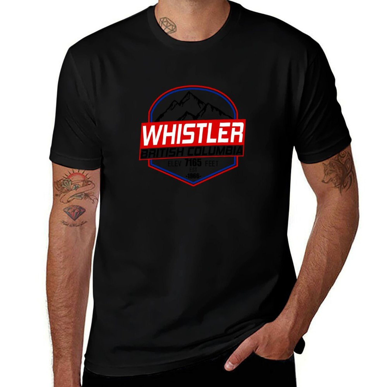 Mountain Biking Whistler - スキー ウィスラー B.C カナダ スキーとマウンテンバイクの楽園 Tシャツ
