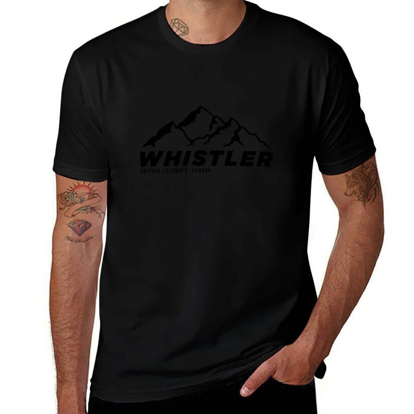 Mountain Biking Whistler - スキー ウィスラー B.C カナダ スキーとマウンテンバイクの楽園 Tシャツ