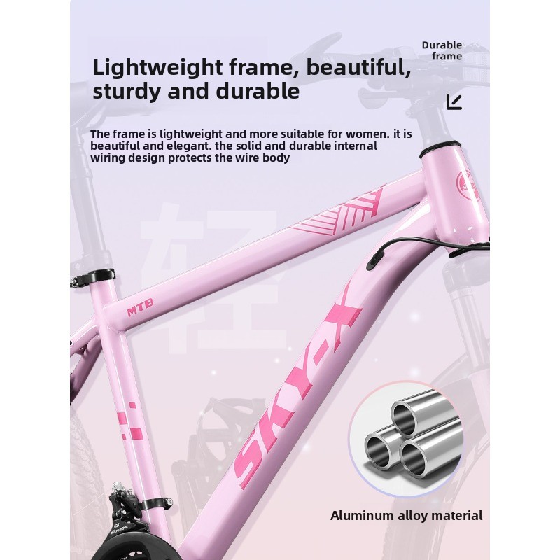 マウンテンバイク 大人用 女性用 可変速 ユース ハイウェイ - Mountain Biking Youth のレビューと価格