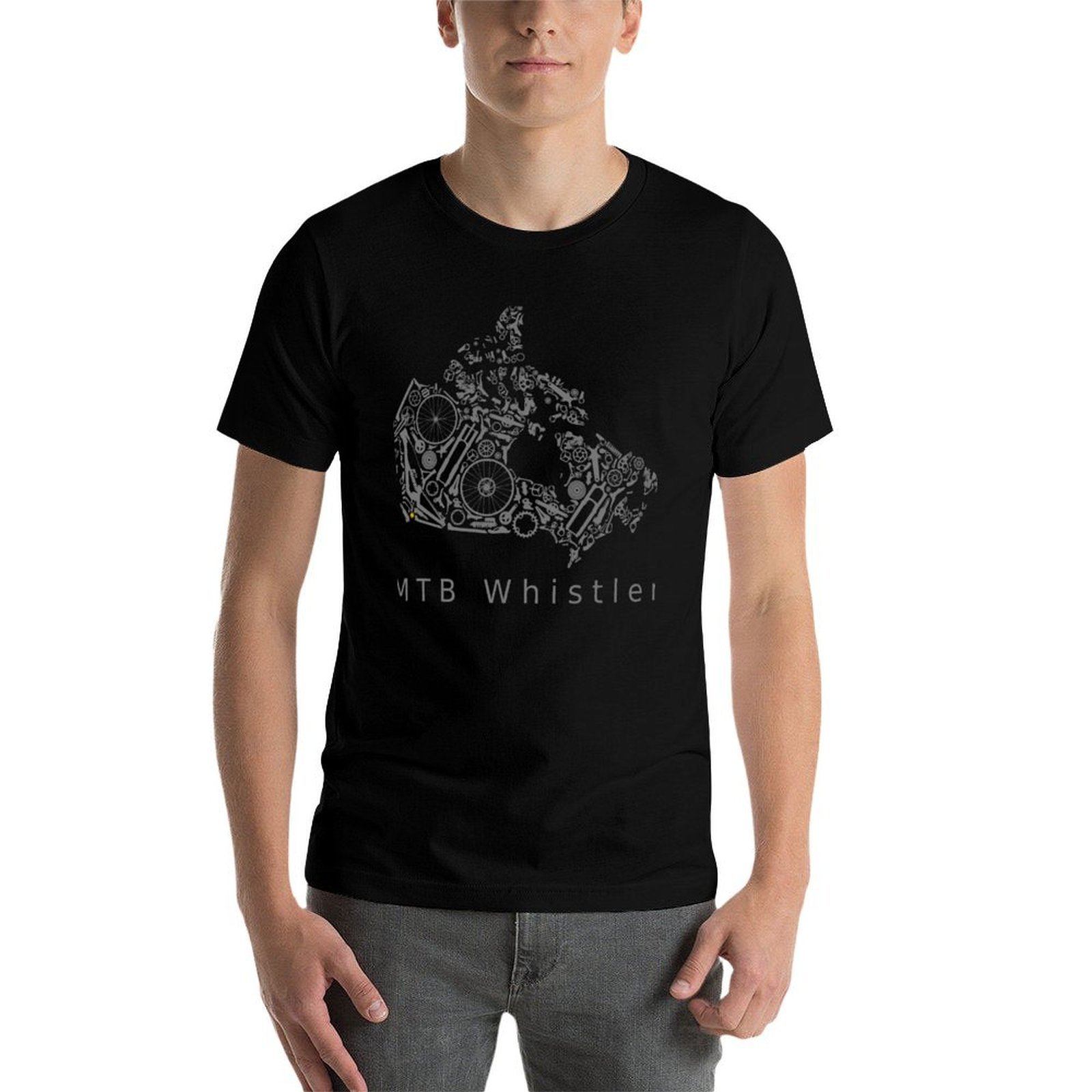 カナダ - MTB ウィスラー、マウンテンバイクの国 Tシャ - Mountain Biking Whistler のレビューと価格